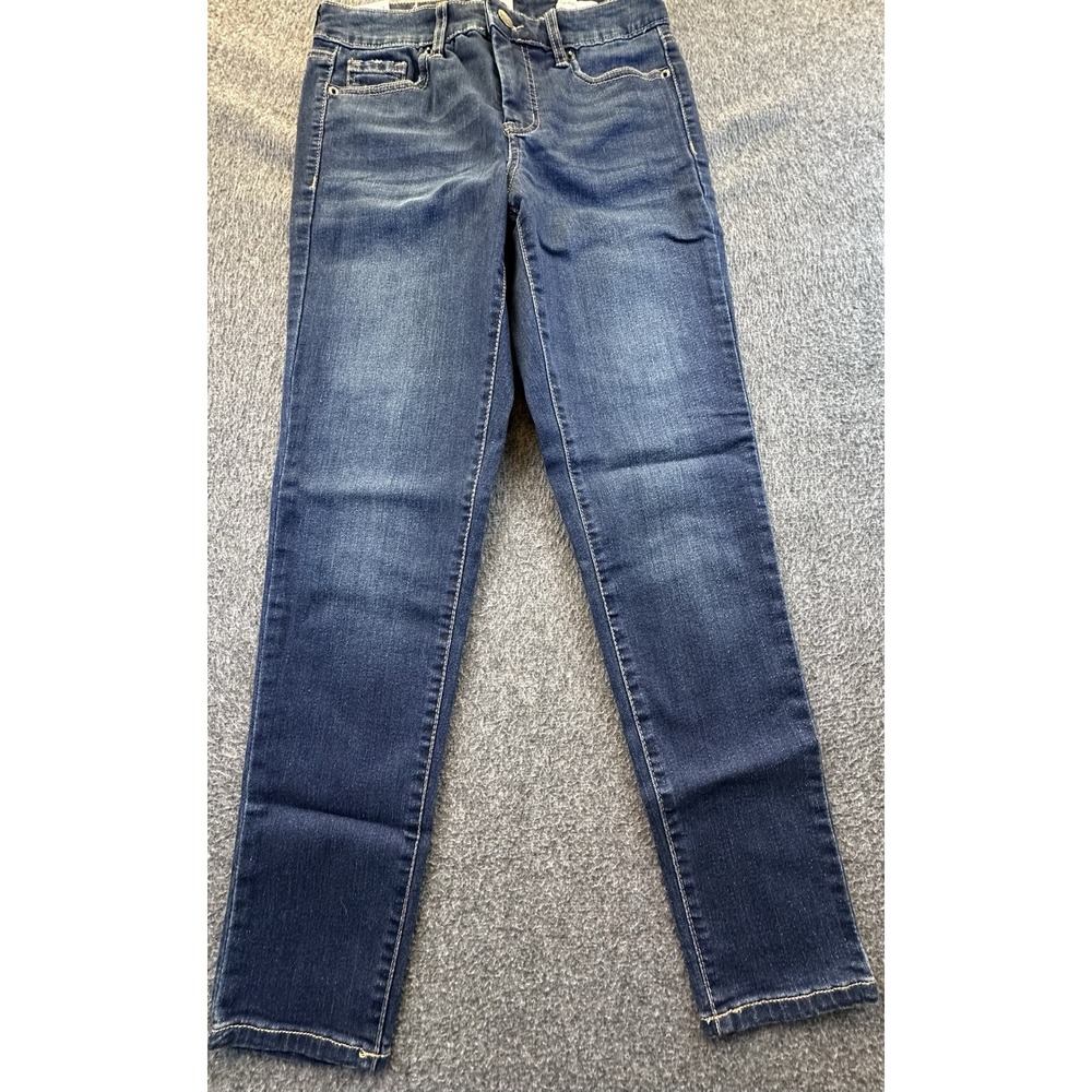 Jessica Simpson Jeans Womens 2 Blue Denim High Rise Skinny Ankle Pockets New